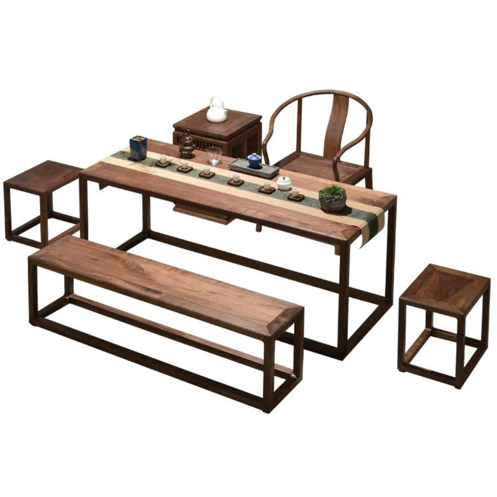 新中式傢俬，中式傢俬，中式檯，中式桌，茶桌，茶檯，桌子，桌，長凳